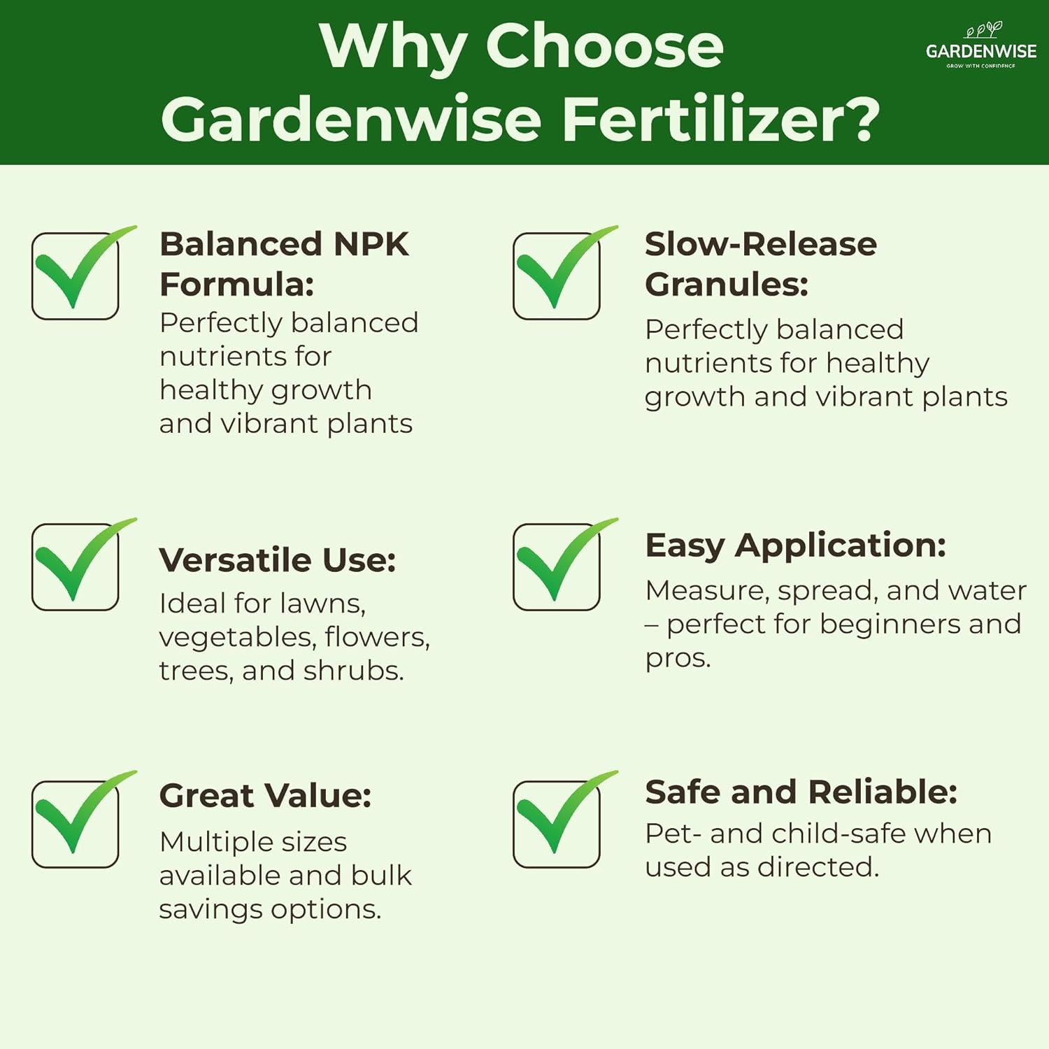 10-10-10 Plant Fertilizer Slow Release - 10 10 10 All Purpose Granular Garden Fertilizer For Vegetables, Tomato, Arborvitae, Shrubs, Rose, Flowers, Fruit, Fig Trees (1/2 Quart)
