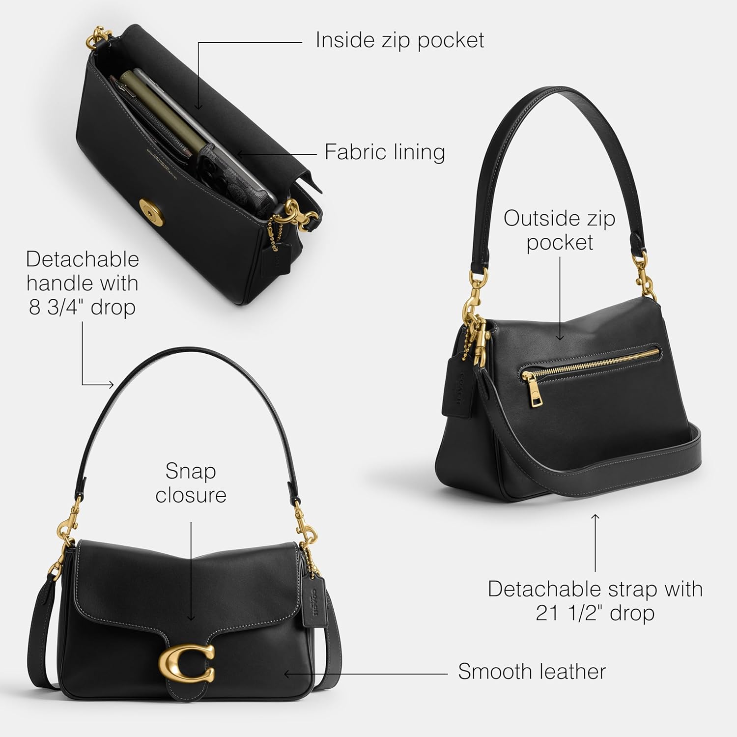 COACH Soft Tabby Shoulder Bag