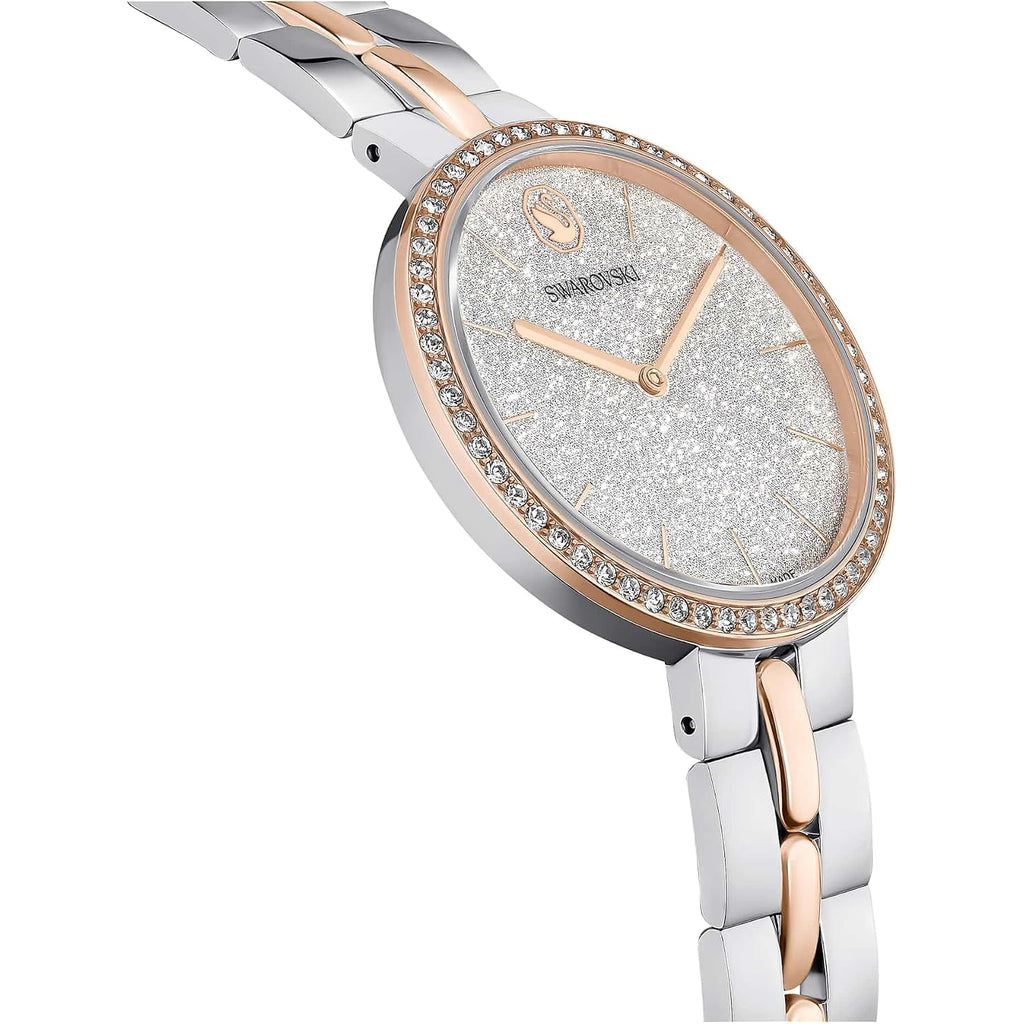 Swarovski Cosmopolitan Watch, Swiss Made, Metal Bracelet, Silver Tone, Mixed Metal Finish