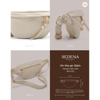 Anti Pickpocket Bag - Ivory Rfid Crossbody Bag For Travel, Adjustable Strap Multiple Compartments Anti Theft Crossbody Bags For Women Travel Size Essentials Crossbody Bags For Women Large Size