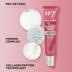 No7 Restore & Renew Multi Action Serum For Face & Neck - Anti Aging Serum For Neck Firming And Tightening - Infused With Hydrating Collagen Peptides & Hyaluronic Acid For Crepey Skin (1.69 Oz)