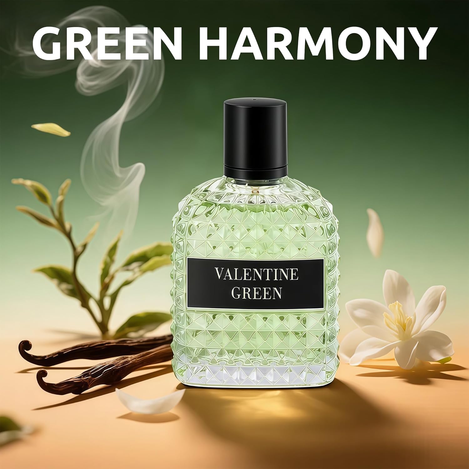 A CENTER 4PCS Perfume Set for Women - Floral Fragrance Gift Set with Vanilla,Sweet Fruity, Eau De Parfume| 3.4 Fl Oz Each Women's Cologne(Valentine Milano/Rose/Green,Valuable)