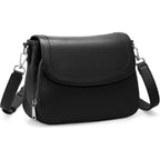Befen Genuine Leather Crossbody Bags For Women With Built In Rfid Wallet Medium Womens Saddle Bag Cross Body Purse