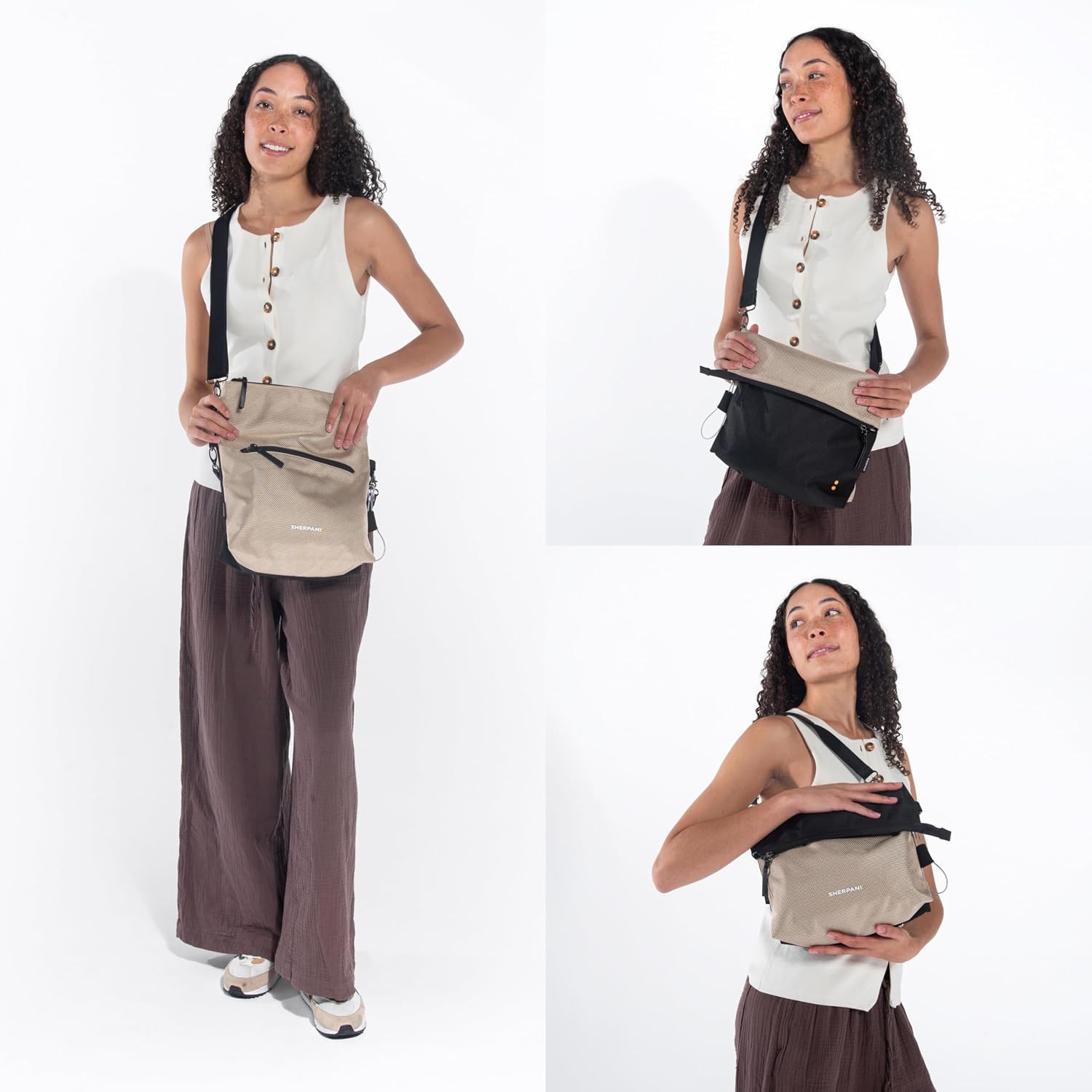 Sherpani Vale, Anti Theft Versatile Crossbody Bag, Fashion Tote Bag, Travel Shoulder Bag, Designer Handbag For Women