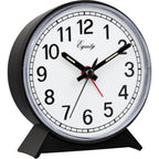 Equity 14075 Black Analog Wind-Up Alarm Clock