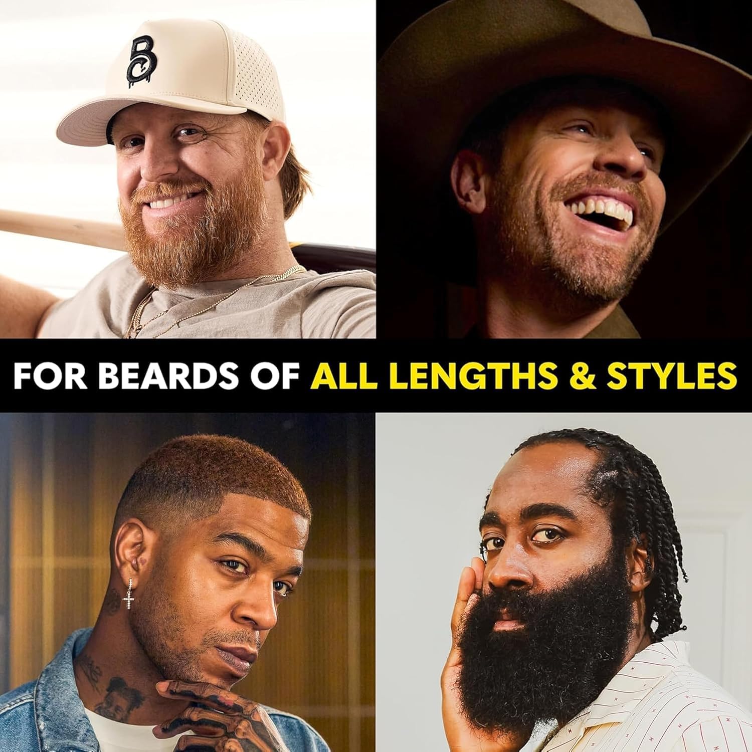 The Beard Club Beard Wash and Conditioner Set – Facial Hair Shampoo & Leave-In Conditioner for Men – Hydrating, Softener Mens Face Wash Grooming Care Gift Kit
