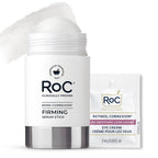 Roc Derm Correxion Retinol Firming Serum Stick With Antioxidants To Visibly Tighten And Firm Wrinkles And Laugh Lines For Men And Women + Retinol Eye Cream Packette, 1.0 Oz (Packaging May Vary)