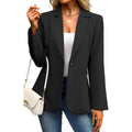 Elleven Women'S Blazer Business Casual Lightweight Suit - Long Sleeve Slim Fit Work Office Jacket With Pockets