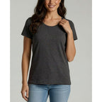 4 Pack: Women's Cotton Short Sleeve T-Shirt - Casual Scoop Crew Neck Tops Tee (Available in Plus Size)