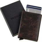 Secrid Slim Wallet Original Leather With Rfid Safe Card Case