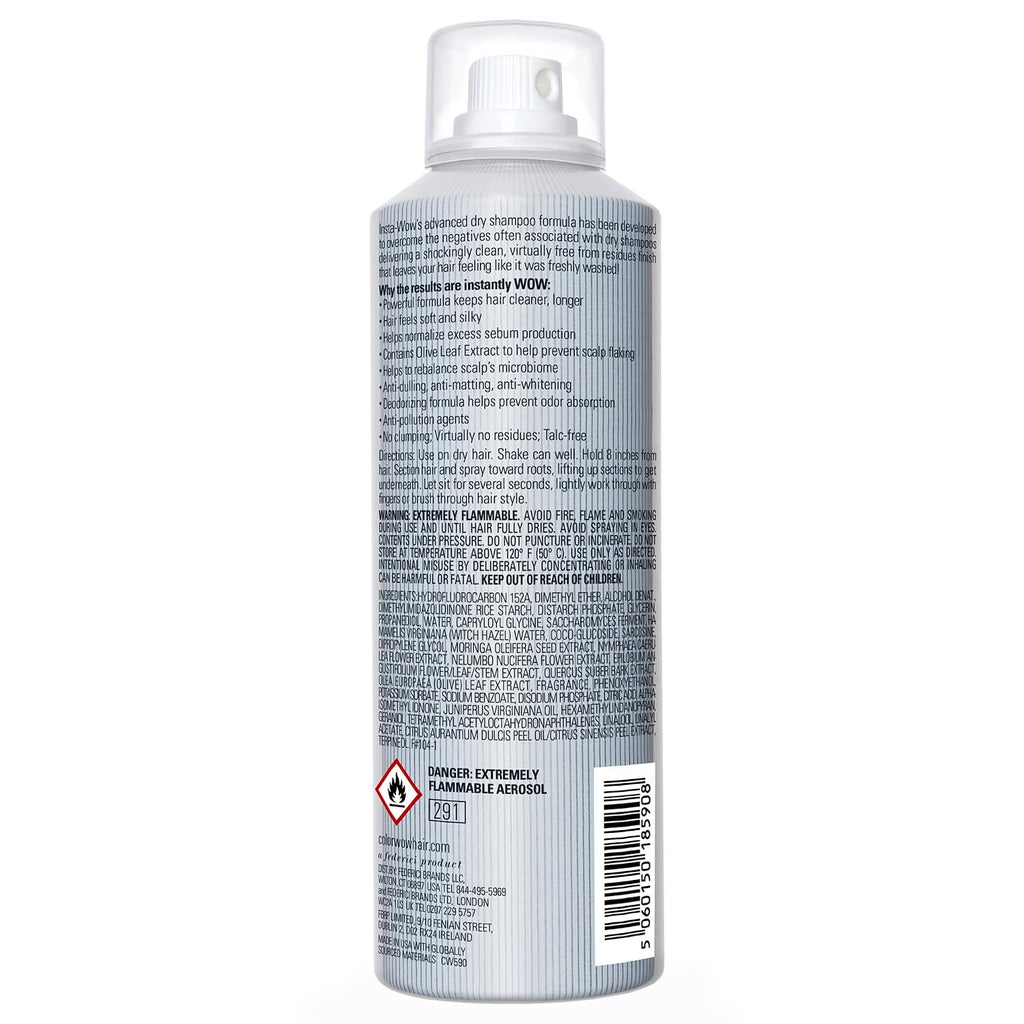 Color Wow Insta-Wow Advanced Dry Shampoo, Oil-Absorbing Cleansing Dry Shampoo With No Powdery Residue