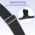 No Show Elastic Belts for Women with Invisible Flat Buckle Stretch Web Strap Belt for Jeans Pants Dresses