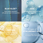 Nature Republic Blue Aloe Calming Pore Pad | Cooling & Soothing Toner Pads, Pore Care, Dual-Texture Facial Pads With Hyaluronic Acids, Peptide, Aha, Korean Skincare (70 Pads)