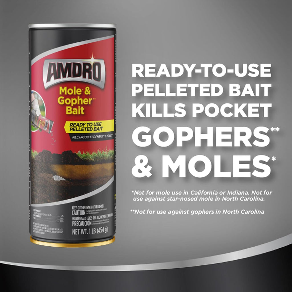 Amdro Mole & Gopher Bait 1 Lb, 100510486, Black Label