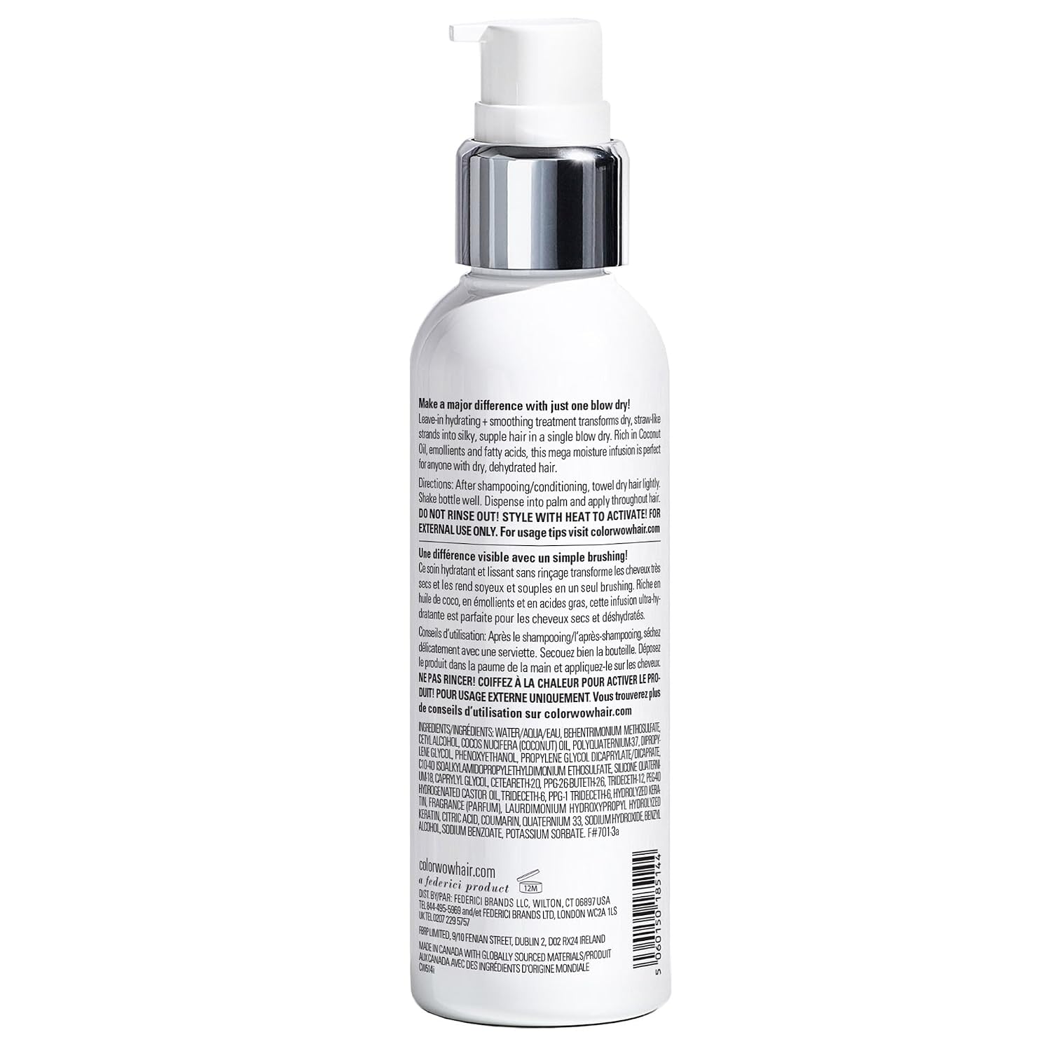 Color Wow Dream Cocktail Coconut Infused Leave-In Treatment – Silky, Supple, Frizz-Free Hair | Blow Dry Boost + Heat Protectant