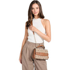Guess Women'S Melinda Logo Top Handle Flap
