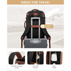 Lovevook Travel Backpack For Women, 40L Airline Approved Carry On Backpack Luggage With 3 Packing Cubes, Tsa Personal Item Travel Bag, Waterproof Weekender Backpack Fits 17.3" Laptop