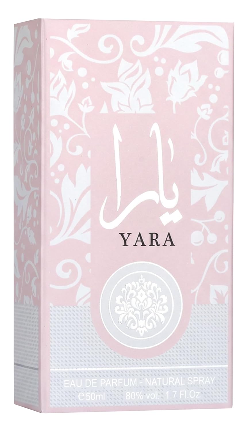 Ard al Zaafaran Yara – Floral, Fruity, Gourmand, Sweet, Musky – Eau de Parfum Spray Long-Lasting Fragrance for Women, 1.7 Ounce / 50ml | for Women, 1.7, Ounce