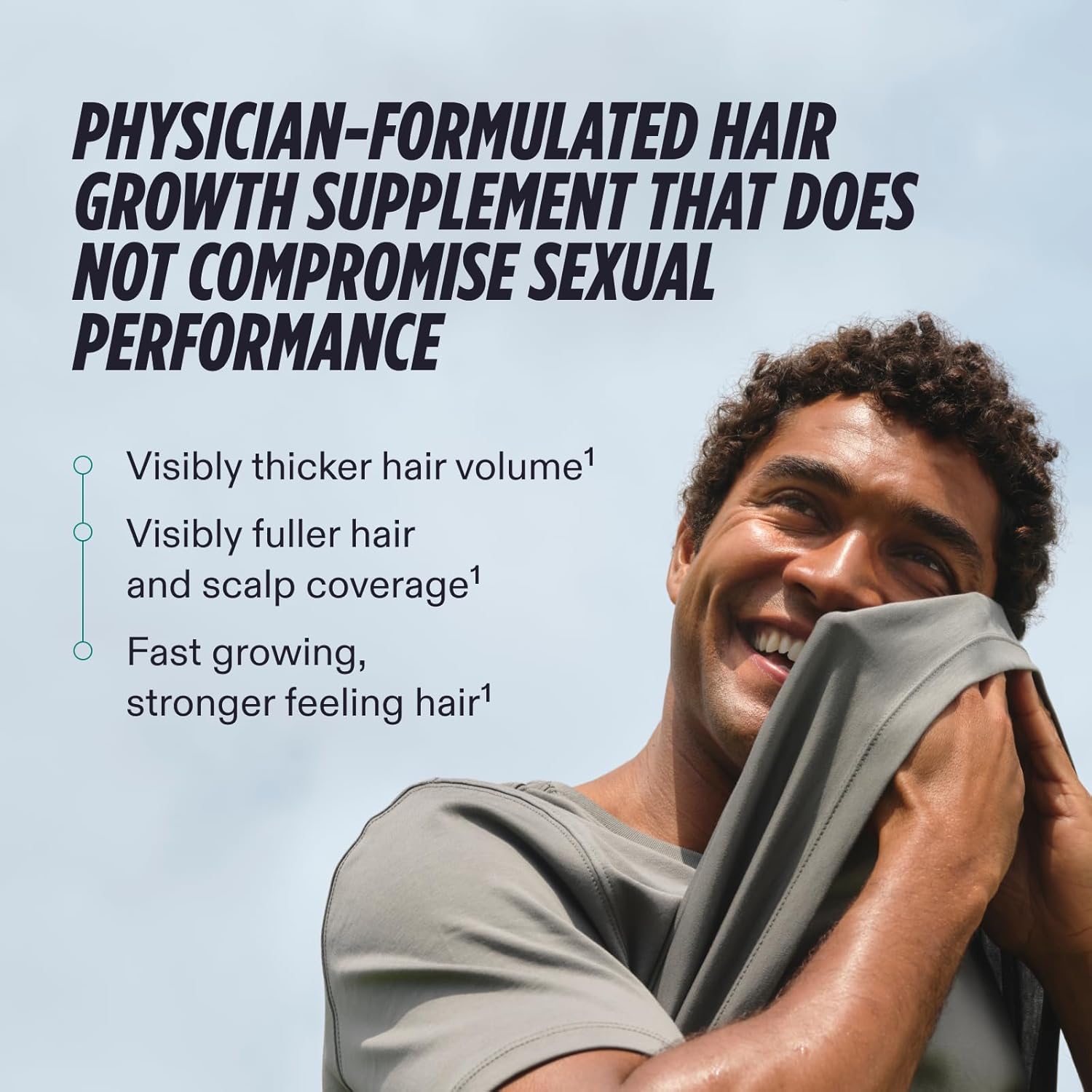 Nutrafol Men Hair Growth Supplements Ages 18-49 for Thinning Hair Clinically Tested for Visibly Thicker Hair and Scalp Coverage Dermatologist Recommended 1 Month Supply
