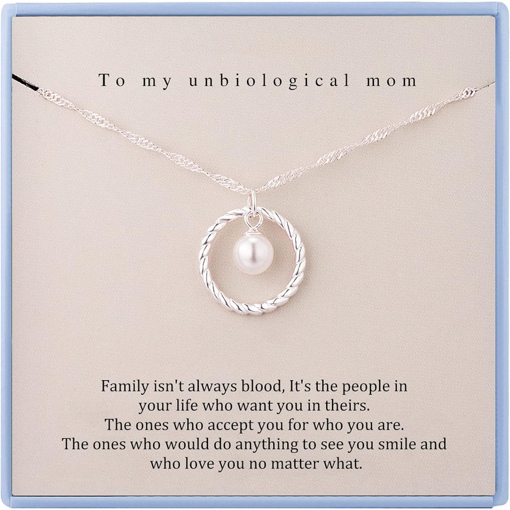Burning Love to My Unbiological Mom Necklace Sterling Silver Necklace for Bonus Mom Mother in Law Gifts Mothers Day Gifts