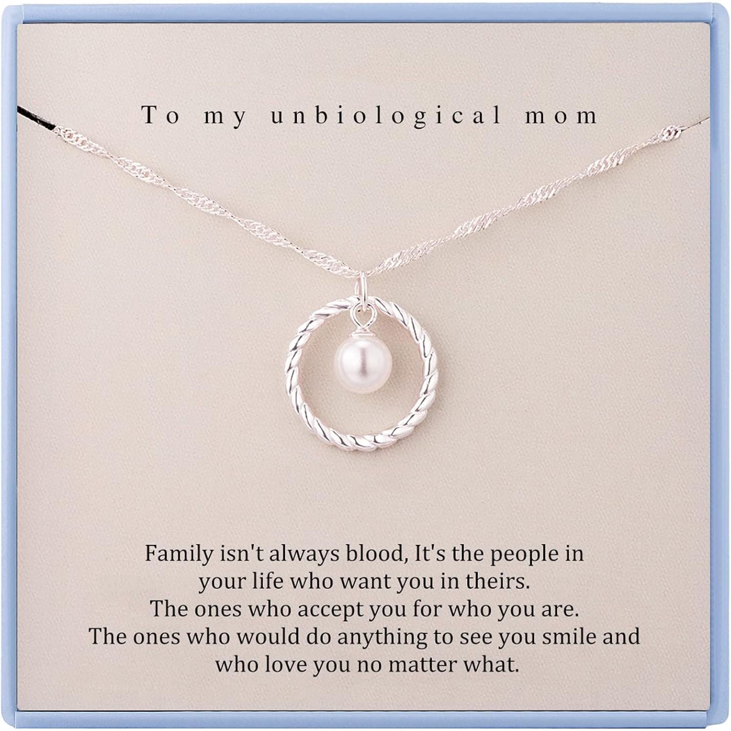 Burning Love to My Unbiological Mom Necklace Sterling Silver Necklace for Bonus Mom Mother in Law Gifts Mothers Day Gifts