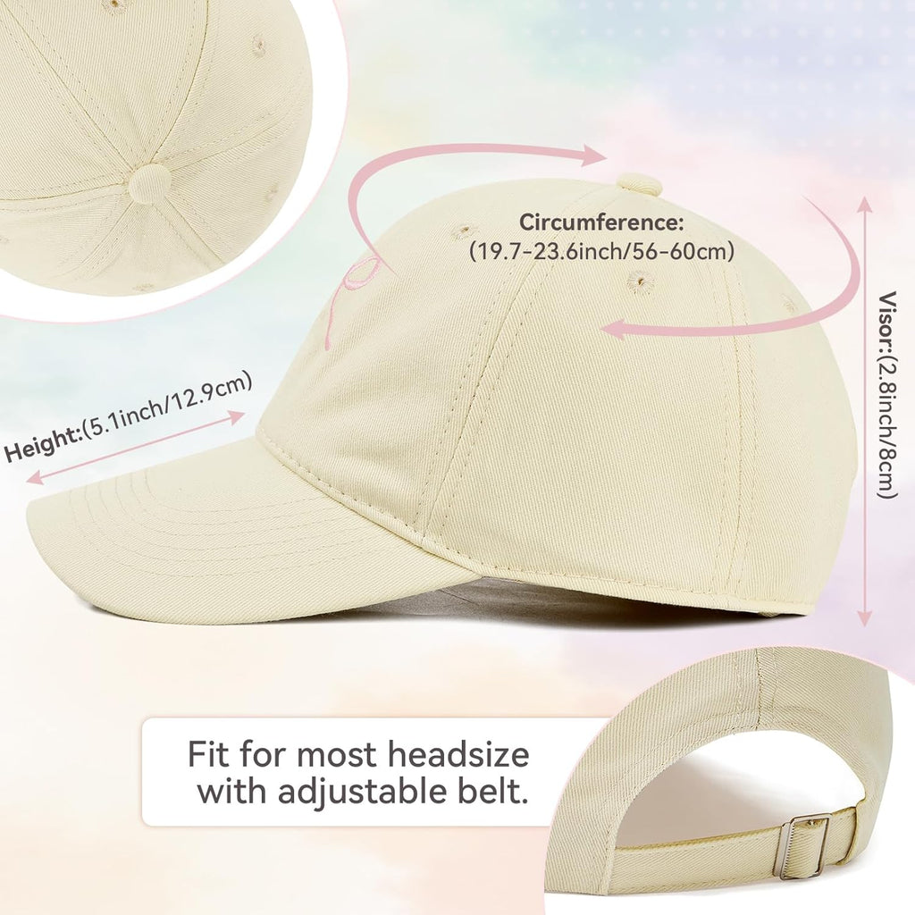 American Trends Womens Baseball Caps Adjustable Cute Baseball Caps for Women Y2K Hats for Everyday Wear Outdoor Activities
