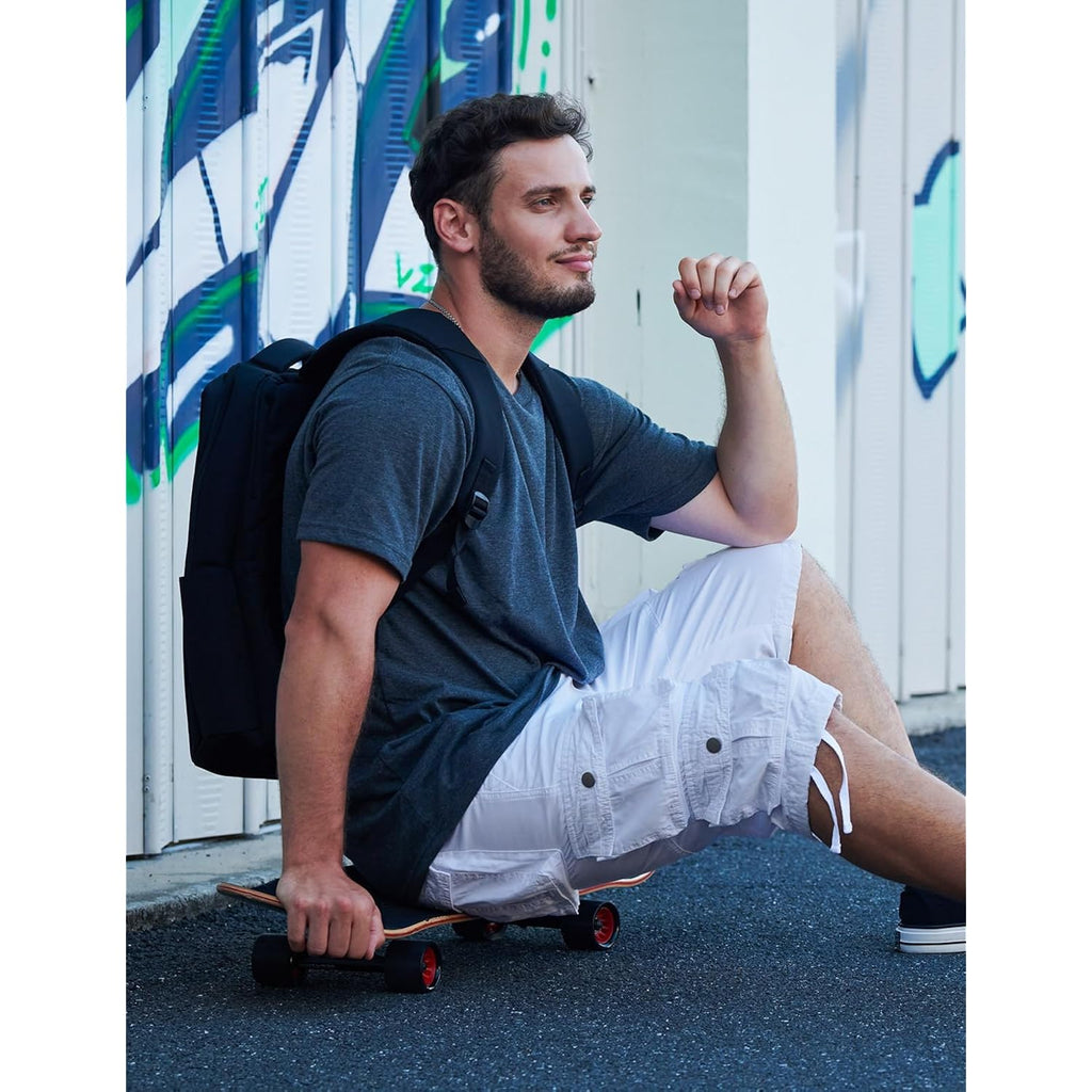 Ygreyg Mens Cargo Shorts Long Capri Below The Knee Shorts 3/4 Relaxed Fit Long Shorts With Pockets