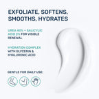 Urea Cream 40 Percent for Feet Maximum Strength - Urea Foot Cream and Callus Remover, Exfoliating Heels Cream with Salicylic Acid - Dry Cracked Foot Lotion Urea, Ceramides, Tea Tree Oil, 4.3 oz