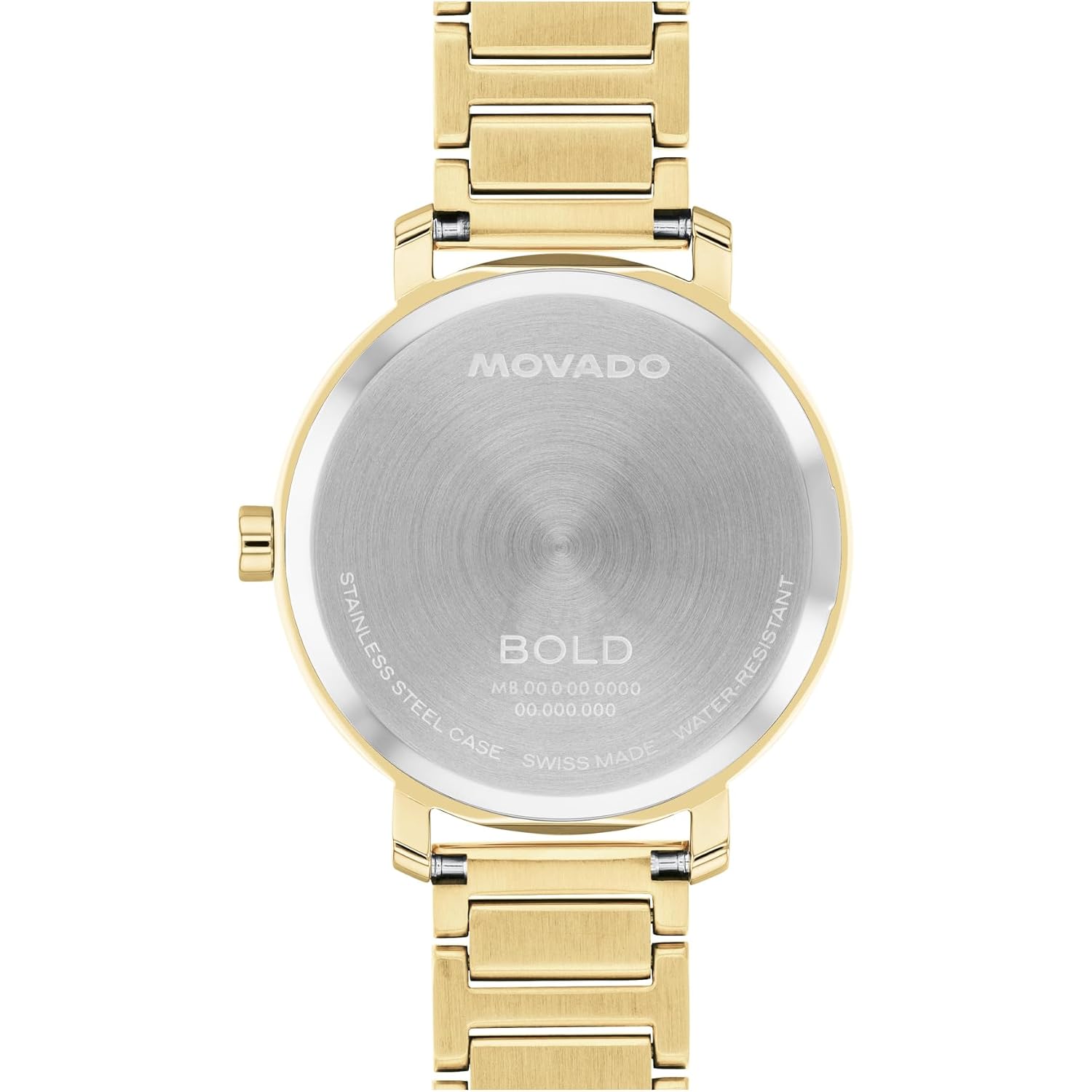 Movado Bold Women'S Gold-Plated Crystal-Set Watch - Swiss Quartz Movement, 3 Atm Water Resistant Luxury Timepiece - Gift For Her - 34Mm