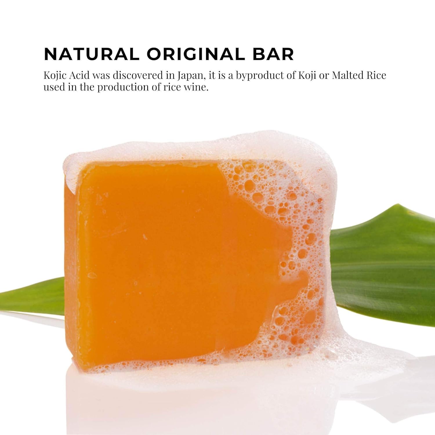 Kojie San Skin and Body Brightening Soap - Original Kojic Acid, Dark Spot Remover Bar Soap with Glycerin & Tea Tree Oil - 65g x 2 Bars