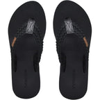 Malida Womens Wedge Arch Support Flip Flops Cushion Soft Rubber Midsole Platform Thong Sandals With Rubber Sole