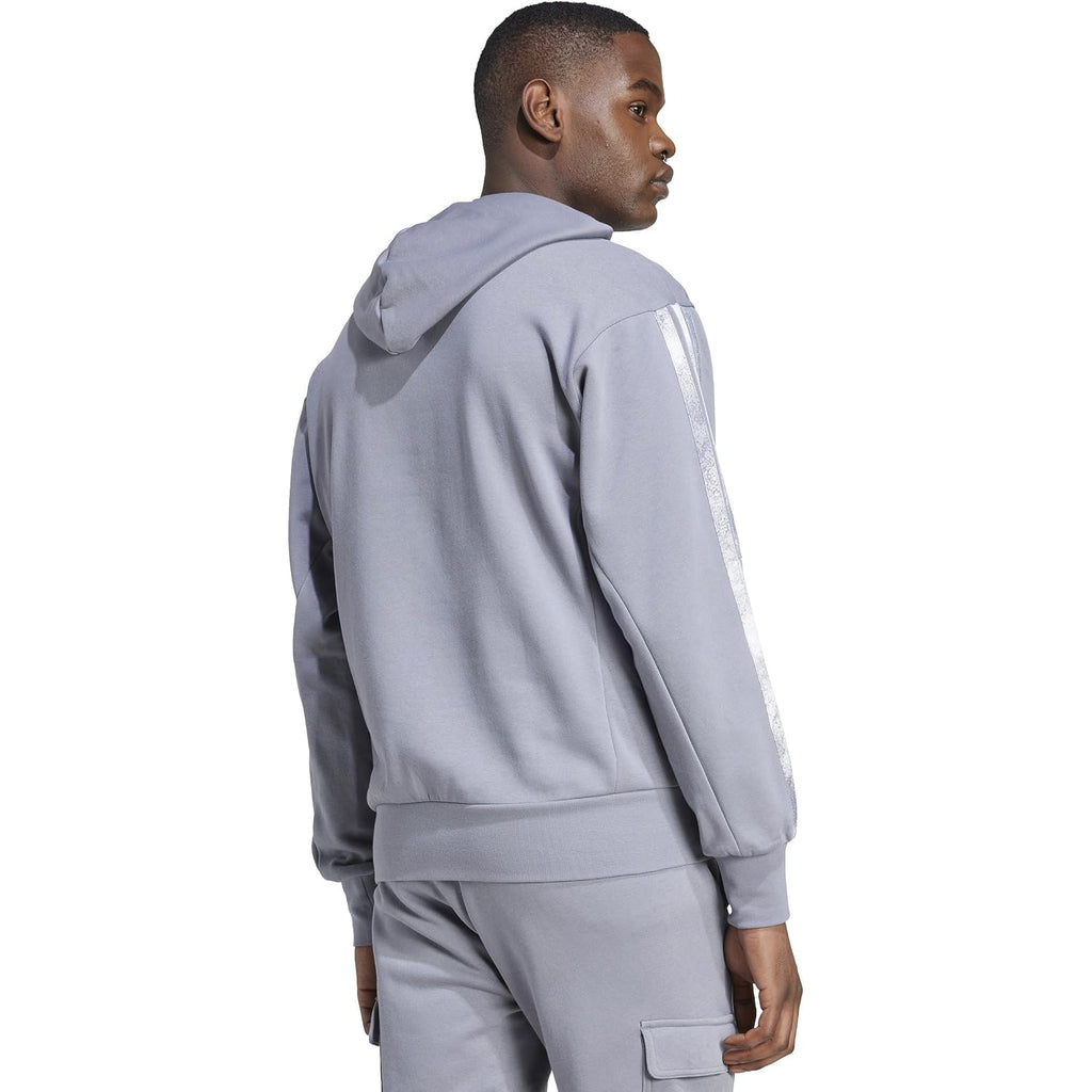 Adidas Men'S All Over Printed Colorblock Hoodie