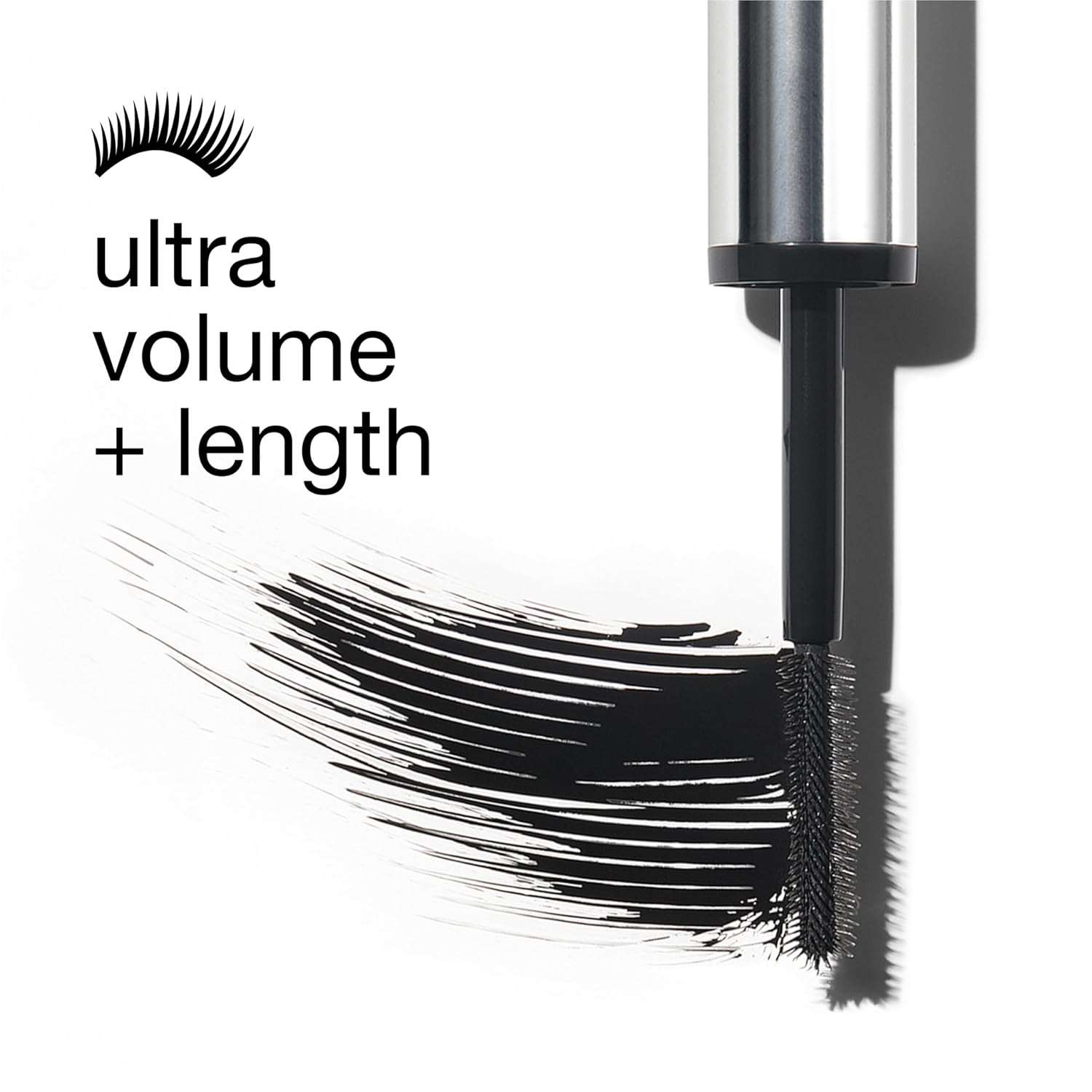 Clinique Chubby Lash Fattening Mascara | Volume, Length + Safe For Sensitive Eyes, Jumbo Jet, 0.3 Fl Oz