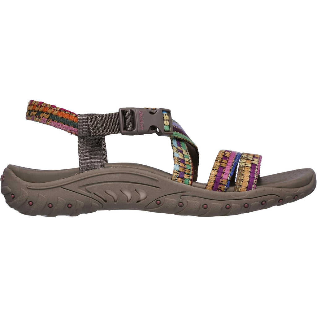 Skechers Women'S Reggae Sew Me Boho Woven Strappy Slingback Sandal