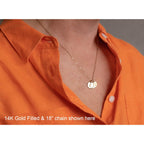 EFYTAL Initial Necklaces for Women, 14K Gold or 925 Sterling Silver Initial Necklace, Custom Necklace, Personalized Pendant