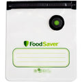 Foodsaver Reusable Quart Vacuum Zipper Bags, 10 Count, Bpa-Free, Microwave Safe, Leakproof