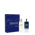 Armani Beauty – Acqua di Gio Travel Gift Set for Men – 2-Piece Mini Cologne Set – Eau de Toilette & Profondo Eau de Parfum – Fresh Aquatic Woody Scent – Marine Citrus Notes – 0.5 fl oz Each