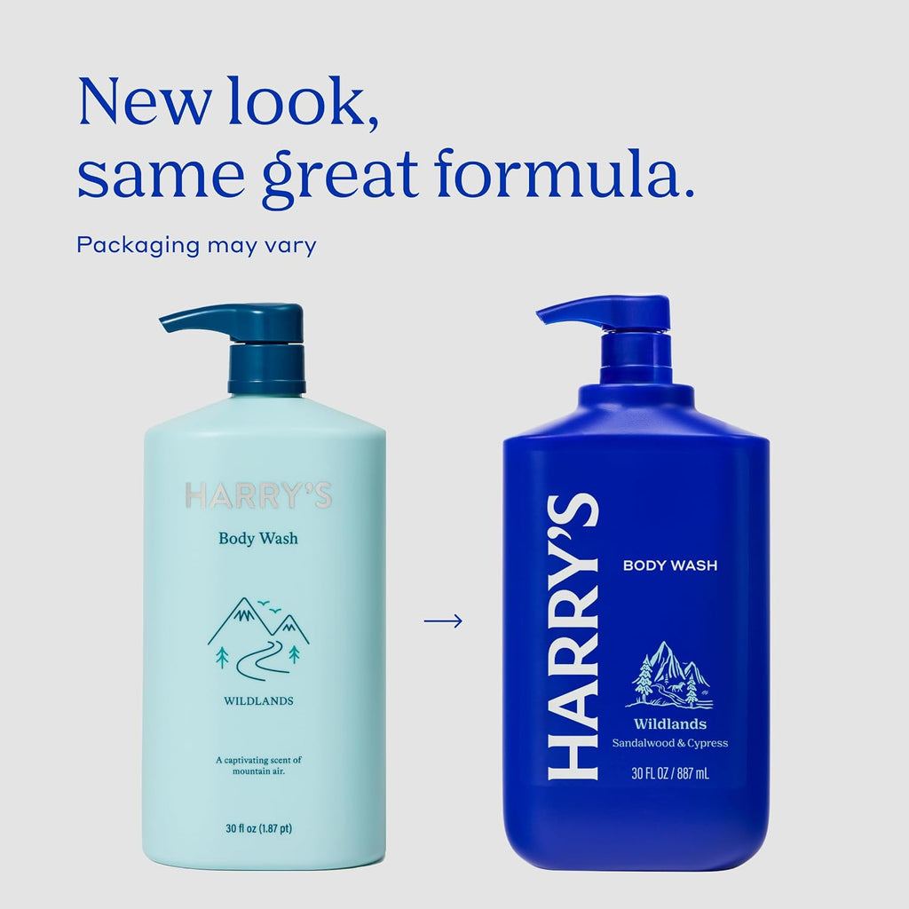 Harry'S Men'S Body Wash - Wildlands - 30 Fl Oz - Shower Gel For Men - No Parabens, Sulfates, Or Dyes