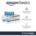 Amazon Basics 5-Blade MotionSphere Razor Blade Refills for Men's Shave, with Dual Lubrication and Precision Beard Trimmer, 8 Cartridges (Fits Amazon Basics Razor Handles only) (Previously Solimo)
