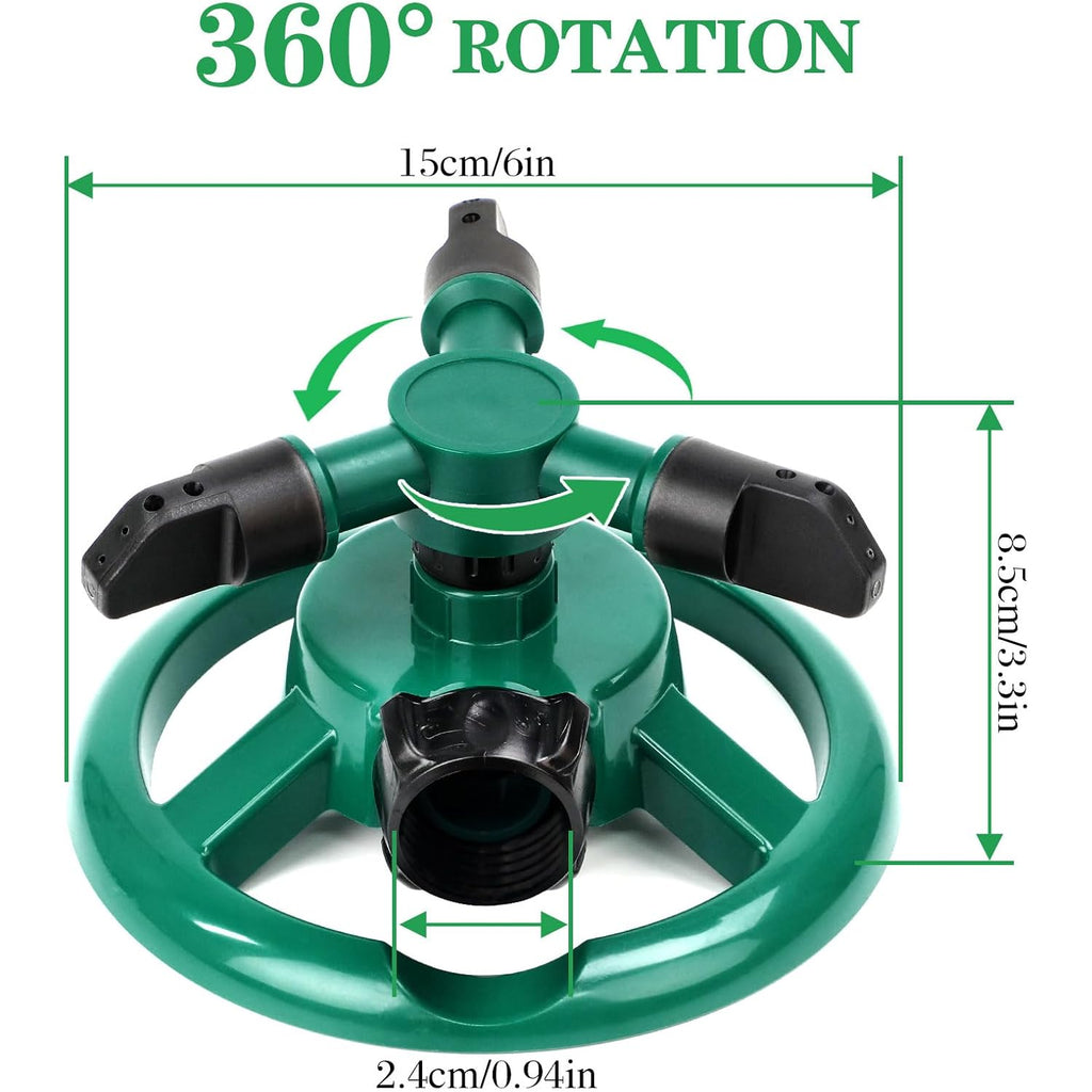 Sprinklers For Yard, Water Sprinkler For Lawn, 360 Degree Rotating Lawn Sprinkler For Yard Large Area, Sprinklers For Kids, Pets Playing