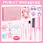 946 Pcs Hair Accessories For Girls, Colorful Hair Rubber Bands Elastic Hair Ties With Cute Hair Clips Hair Styling Tools