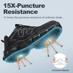Steel Toe Shoes For Men Women Work Sneakers Safety Shoes Indestructible Comfortable Lightweight Breathable Safety Puncture Proof Shoes For Constructions