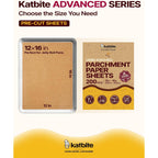 Katbite 200Pcs 12X16 In Unbleached Parchment Paper For Baking, Precut Parchment Paper Sheets, Heavy Duty Flat Baking Paper, Half Sheet Baking Sheets For Baking Cookies, Cooking, Air Fryer, Oven
