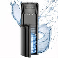 Bottom Loading Water Cooler Dispenser，3 Temperature Settings - Hot, Cold & Room, Empty Bottle Indicator, Child Safety Lock, Ideal For Office, Home, Living Room, Matte Black