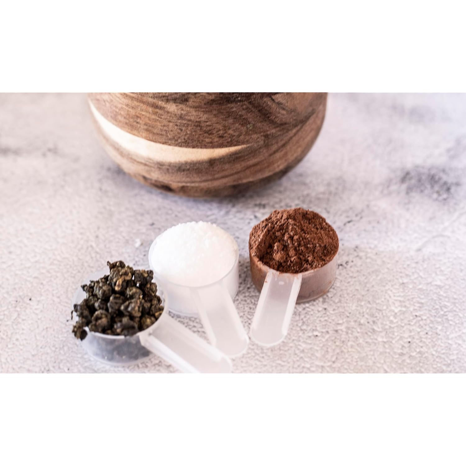 3 Pack Tablespoon Measuring Spoons, 1 Tbsp (15 Ml) Plastic Coffee Scoops | Clear Short-Handle 1 Tbsp Scoops For Coffee, Loose Tea, Protein Powder, Spices, Baking Ingredients, And Powdered Supplements.
