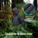Tidewe Rain Suit, Waterproof Breathable Lightweight 2 Pieces Rainwear