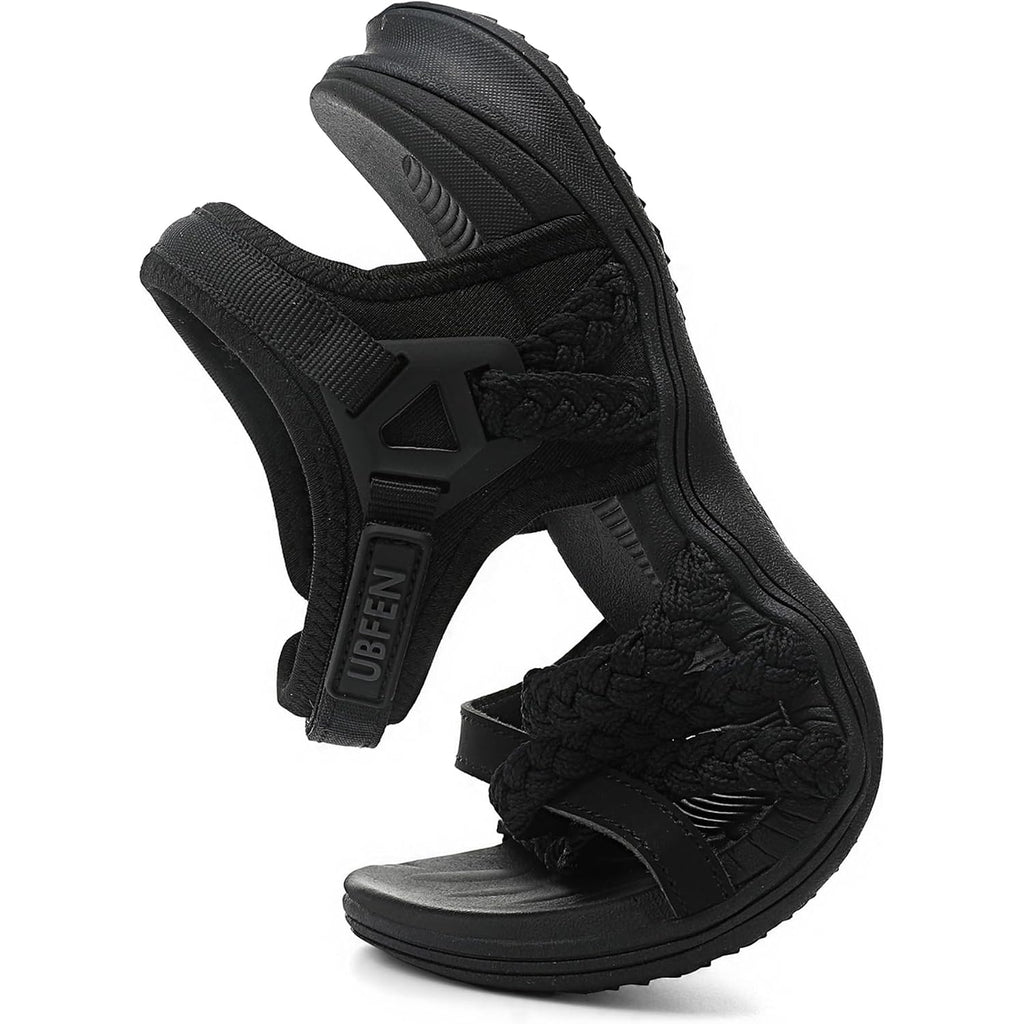 Ubfen Womens Hiking Sandals Outdoors Water Sport Arch Support | Comfortable Adjustable Ankle Strap, Lightweight Suitable For Beach, Travel, Golf And Daily Wear