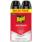 Raid Ant & Roach Killer 26, Fragrance Free Bug Killer For Home Use, Kills Bugs On Contact, Roach And Ant Spray, 17.5 Oz, 2 Count