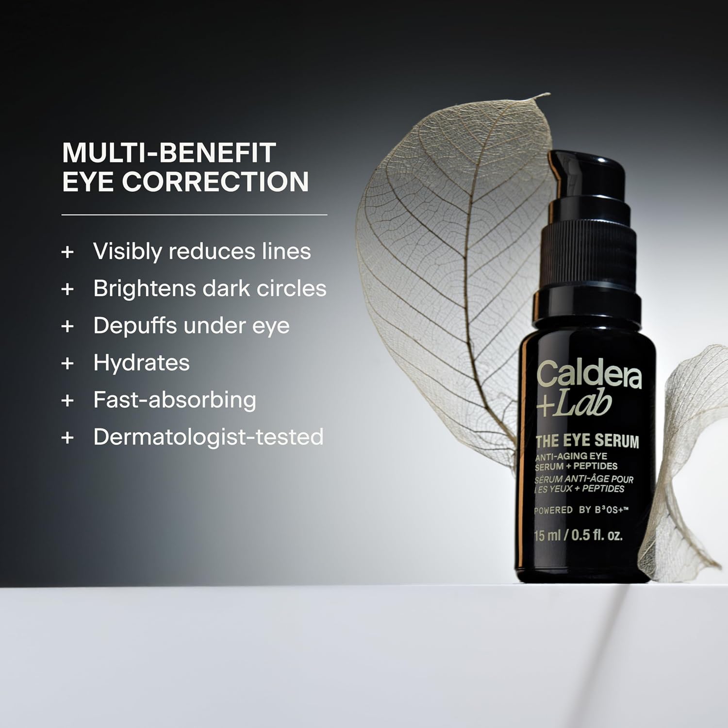 Caldera + Lab The Eye Serum | Men’S Eye Serum Formulated For Fine Lines, Dark Circles And Puffiness.