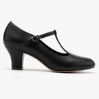 Stelle 2.5" T-Strap Character Shoes For Women | 2.5-Inch Heel, T-Strap, Cushioned Insole, Rubber Outsole, Adjustable Buckle, Stable Fit